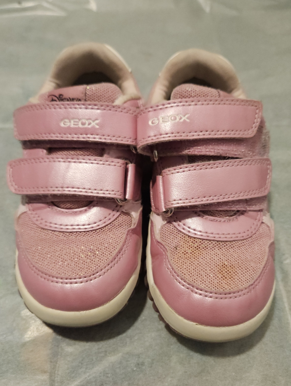 Geox Girls Disney Velcro Light Up Sneakers